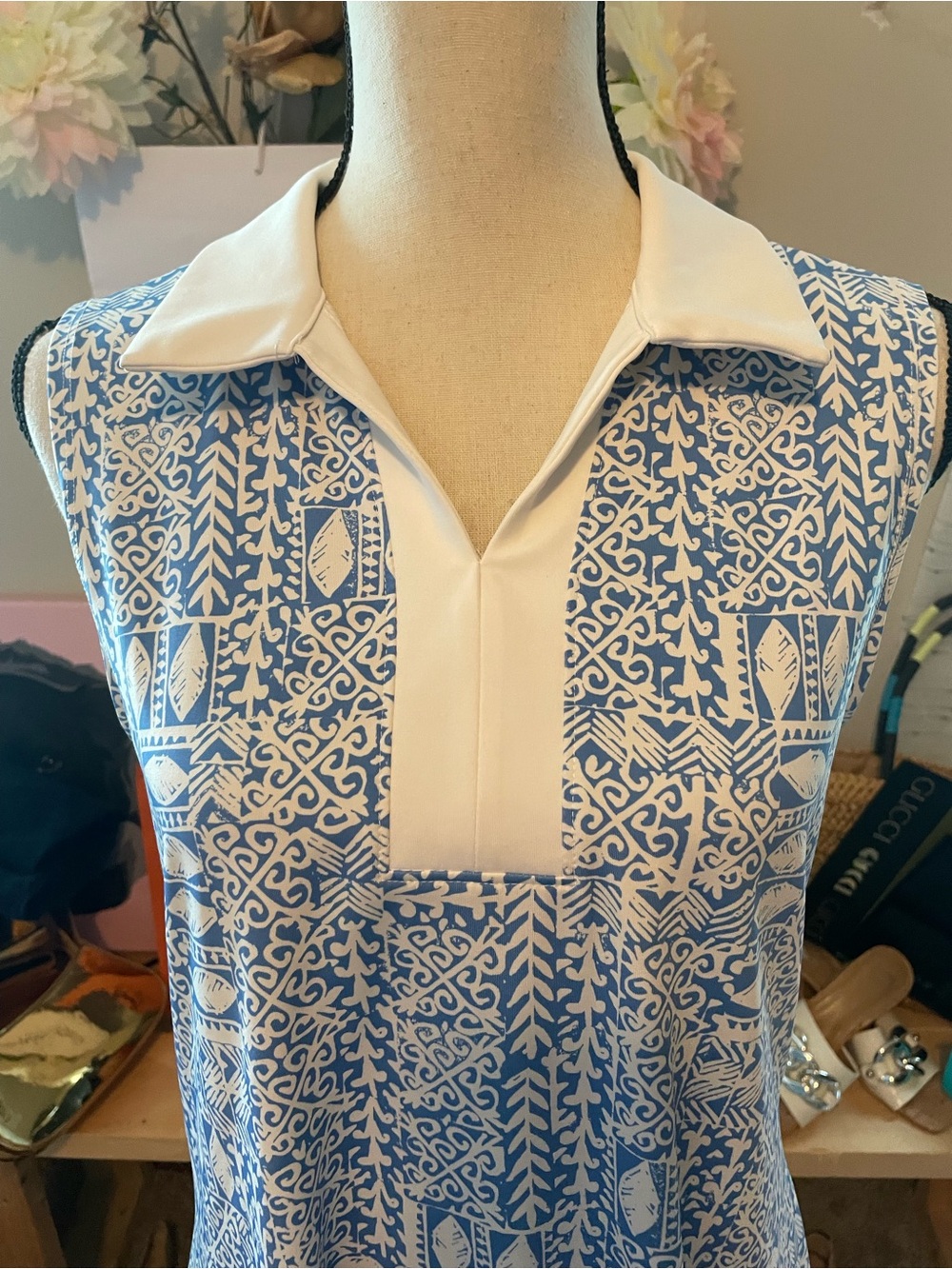 Sigrid Olsen Golf & Tennis dress in SZ L in gently used condition - Picture 4 of 4